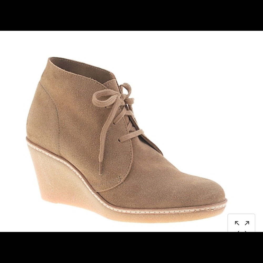 Women’s Jcrew MacAlister wedge boots SZ 8
